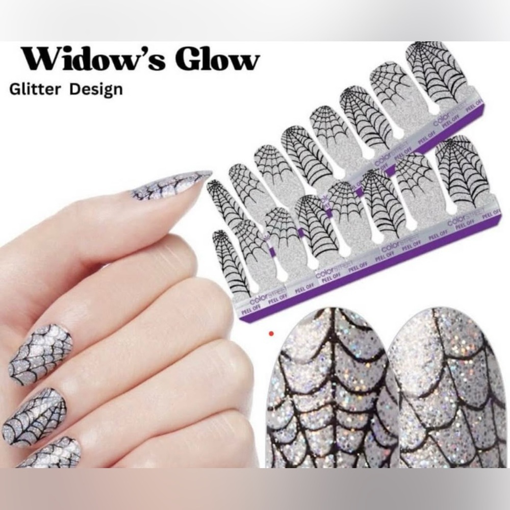 Color Street: Widow’s Glow Nail Strips